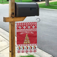 Cute Maltese Imqaret Pastry Christmas Garden Flag Christmas Joy in Malta - Wonder Print Shop