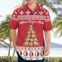 Cute Maltese Imqaret Pastry Christmas Hawaiian Shirt Christmas Joy in Malta - Wonder Print Shop
