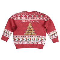 Cute Maltese Imqaret Pastry Christmas Kid Ugly Christmas Sweater Christmas Joy in Malta - Wonder Print Shop