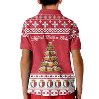 Cute Maltese Imqaret Pastry Christmas Kid Polo Shirt Christmas Joy in Malta - Wonder Print Shop