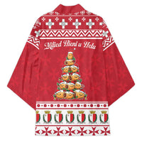 Cute Maltese Imqaret Pastry Christmas Kimono Christmas Joy in Malta - Wonder Print Shop