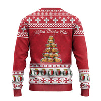 Cute Maltese Imqaret Pastry Christmas Ugly Christmas Sweater Christmas Joy in Malta - Wonder Print Shop