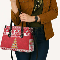 Cute Maltese Imqaret Pastry Christmas Leather Bag Christmas Joy in Malta - Wonder Print Shop