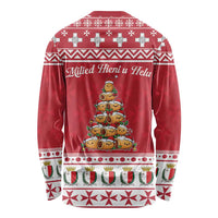 Cute Maltese Imqaret Pastry Christmas Long Sleeve Shirt Christmas Joy in Malta - Wonder Print Shop