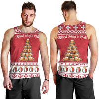 Cute Maltese Imqaret Pastry Christmas Men Tank Top Christmas Joy in Malta - Wonder Print Shop