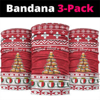 Cute Maltese Imqaret Pastry Christmas Neck Gaiter Christmas Joy in Malta - Wonder Print Shop