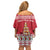 Cute Maltese Imqaret Pastry Christmas Off Shoulder Short Dress Christmas Joy in Malta - Wonder Print Shop