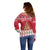 Cute Maltese Imqaret Pastry Christmas Off Shoulder Sweater Christmas Joy in Malta - Wonder Print Shop