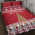 Cute Maltese Imqaret Pastry Christmas Quilt Bed Set Christmas Joy in Malta - Wonder Print Shop