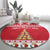 Cute Maltese Imqaret Pastry Christmas Round Carpet Christmas Joy in Malta - Wonder Print Shop