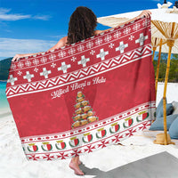 Cute Maltese Imqaret Pastry Christmas Sarong Christmas Joy in Malta - Wonder Print Shop
