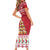 Cute Maltese Imqaret Pastry Christmas Short Sleeve Bodycon Dress Christmas Joy in Malta - Wonder Print Shop