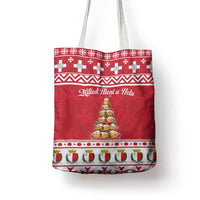 Cute Maltese Imqaret Pastry Christmas Tote Bag Christmas Joy in Malta - Wonder Print Shop
