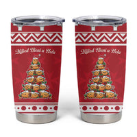 Cute Maltese Imqaret Pastry Christmas Tumbler Cup Christmas Joy in Malta - Wonder Print Shop