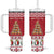 Cute Maltese Imqaret Pastry Christmas Tumbler With Handle Christmas Joy in Malta - Wonder Print Shop