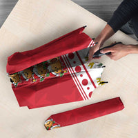 Cute Maltese Imqaret Pastry Christmas Umbrella Christmas Joy in Malta - Wonder Print Shop