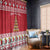 Cute Maltese Imqaret Pastry Christmas Window Curtain Christmas Joy in Malta - Wonder Print Shop