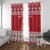 Cute Maltese Imqaret Pastry Christmas Window Curtain Christmas Joy in Malta - Wonder Print Shop