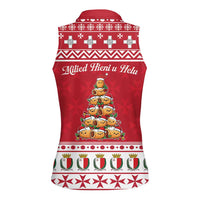 Cute Maltese Imqaret Pastry Christmas Women Sleeveless Polo Shirt Christmas Joy in Malta - Wonder Print Shop