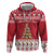 Cute Maltese Imqaret Pastry Christmas Zip Hoodie Christmas Joy in Malta - Wonder Print Shop