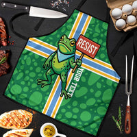 Personalized Resist Portland Frog Apron Frog Activist Protest City - Wonder Print Shop
