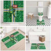 Personalized Resist Portland Frog Bathroom Set Frog Activist Protest City - Wonder Print Shop