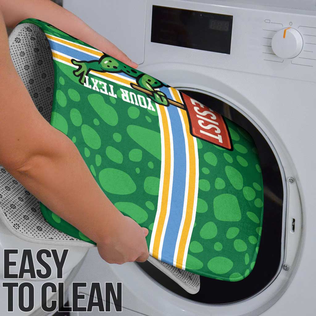 Personalized Resist Portland Frog Bathroom Set Frog Activist Protest City - Wonder Print Shop