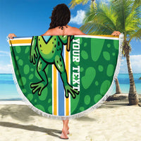 Personalized Resist Portland Frog Beach Blanket Frog Activist Protest City - Wonder Print Shop