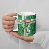 Personalized Resist Portland Frog Ceramic Mug Frog Activist Protest City - Wonder Print Shop