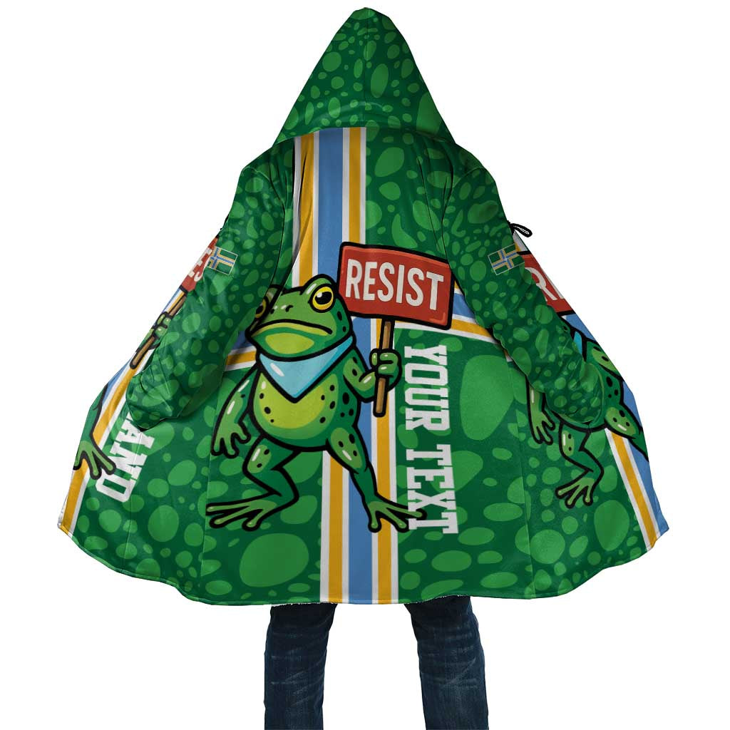 Personalized Resist Portland Frog Cloak Frog Activist Protest City - Wonder Print Shop