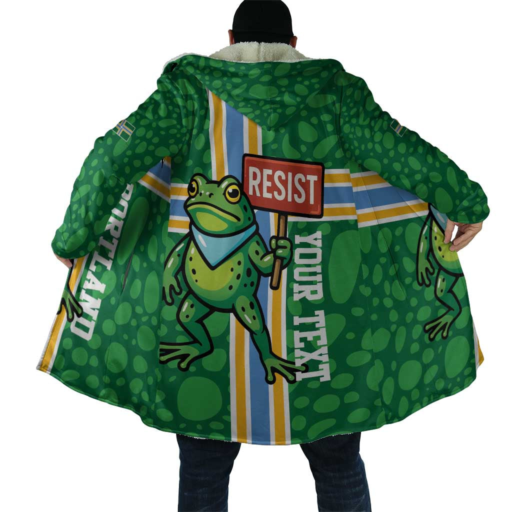 Personalized Resist Portland Frog Cloak Frog Activist Protest City - Wonder Print Shop