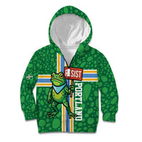 Personalized Resist Portland Frog Kid Hoodie Frog Activist Protest City - Wonder Print Shop