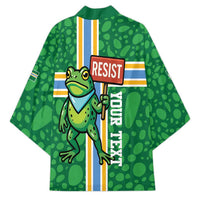 Personalized Resist Portland Frog Kimono Frog Activist Protest City - Wonder Print Shop
