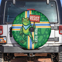 Personalized Resist Portland Frog Spare Tire Cover Frog Activist Protest City - Wonder Print Shop