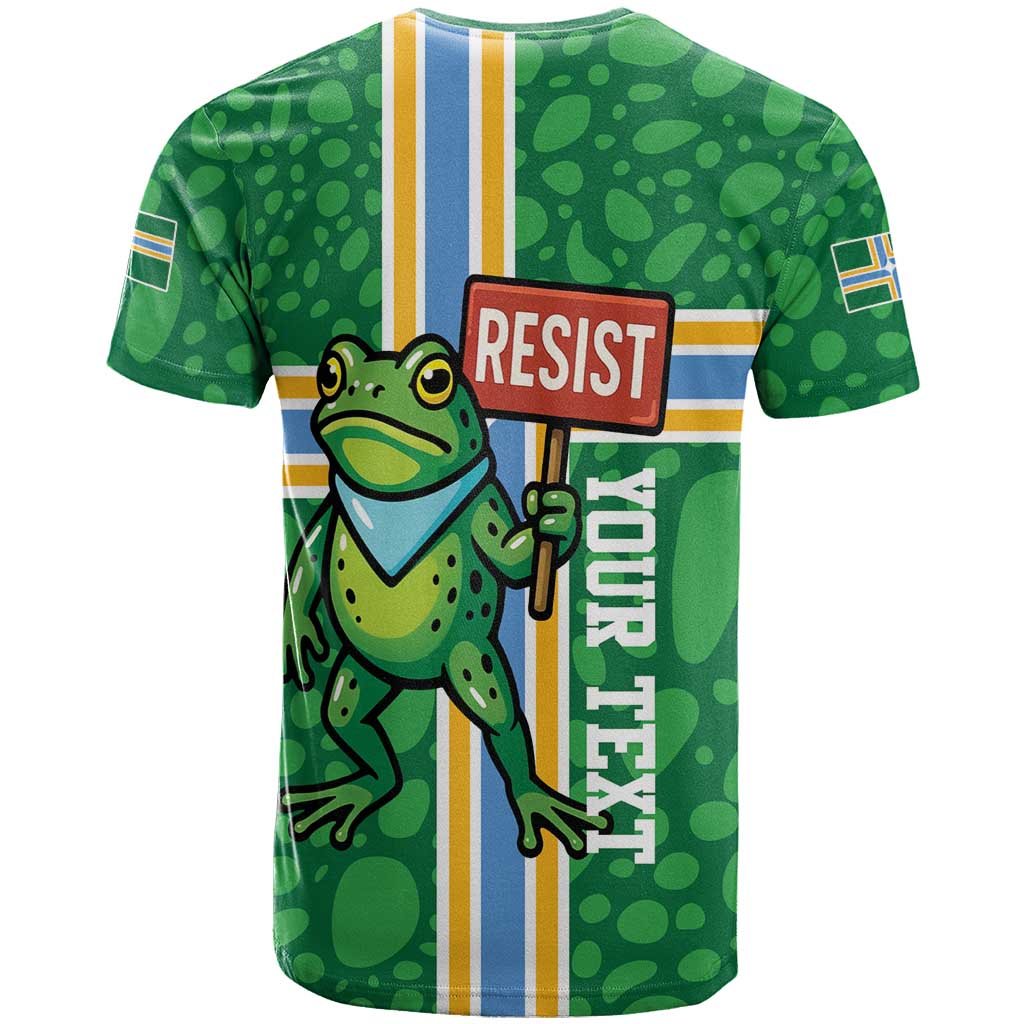 Personalized Resist Portland Frog T Shirt Frog Activist Protest City - Wonder Print Shop