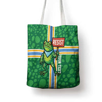 Personalized Resist Portland Frog Tote Bag Frog Activist Protest City - Wonder Print Shop