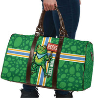 Personalized Resist Portland Frog Travel Bag Frog Activist Protest City - Wonder Print Shop