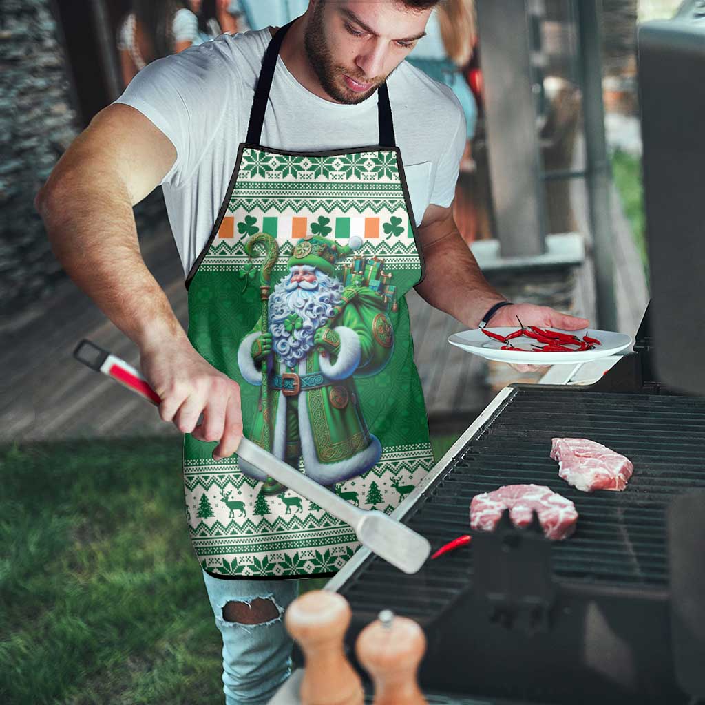 Ireland Christmas Apron Irish Santa Claus - Wonder Print Shop