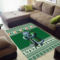 Ireland Christmas Area Rug Irish Santa Claus - Wonder Print Shop