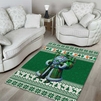Ireland Christmas Area Rug Irish Santa Claus - Wonder Print Shop