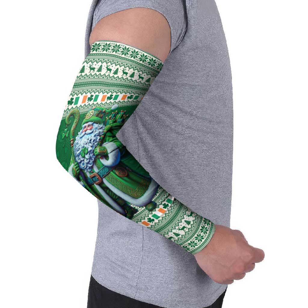 Ireland Christmas Arm Sleeves Irish Santa Claus - Wonder Print Shop