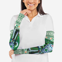 Ireland Christmas Arm Sleeves Irish Santa Claus - Wonder Print Shop