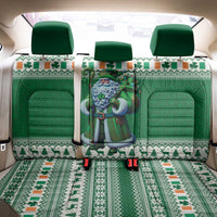 Ireland Christmas Back Car Seat Cover Irish Santa Claus - Wonder Print Shop
