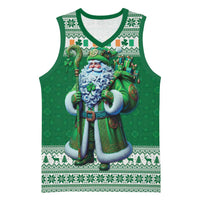 Ireland Christmas Basketball Jersey Irish Santa Claus - Wonder Print Shop