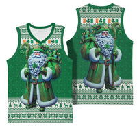 Ireland Christmas Basketball Jersey Irish Santa Claus - Wonder Print Shop