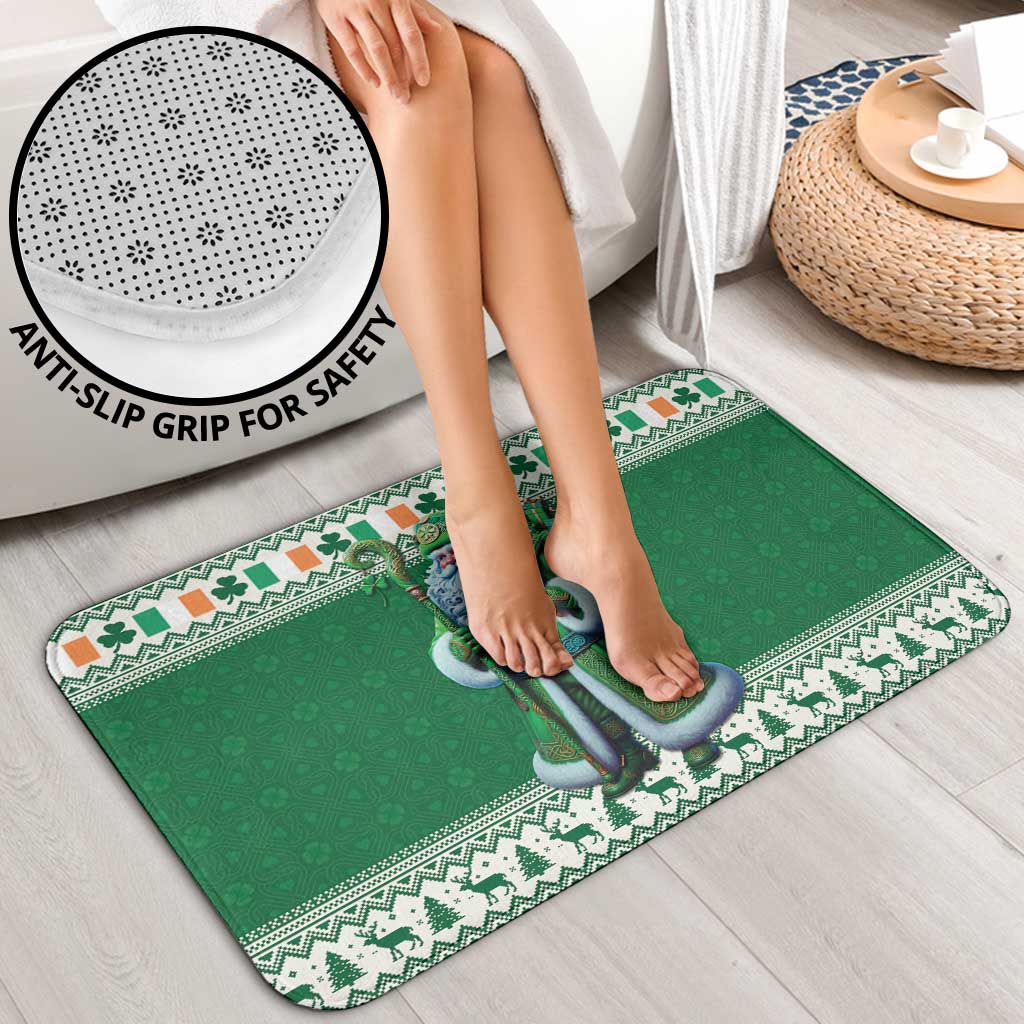 Ireland Christmas Bathroom Set Irish Santa Claus - Wonder Print Shop