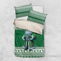 Ireland Christmas Bedding Set Irish Santa Claus - Wonder Print Shop