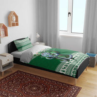 Ireland Christmas Bedding Set Irish Santa Claus - Wonder Print Shop