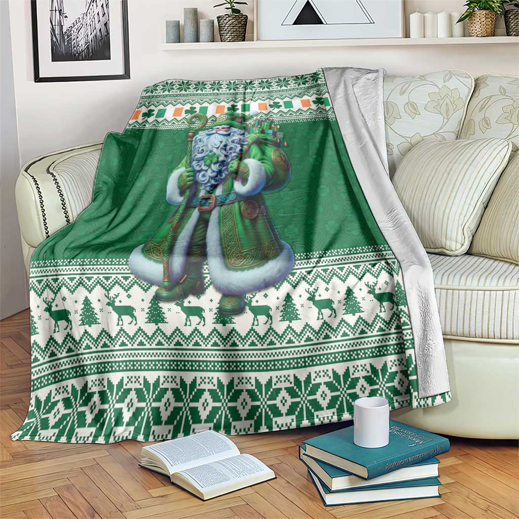 Ireland Christmas Blanket Irish Santa Claus - undefined