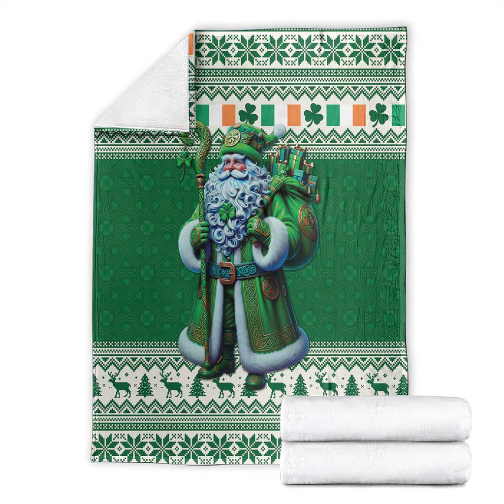 Ireland Christmas Blanket Irish Santa Claus - undefined